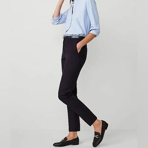 Ann Taylor Eva Ankle Black Pants- 6 Tal